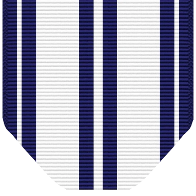 STRIPED AWARD DRAPE: Royal Blue, White Colors